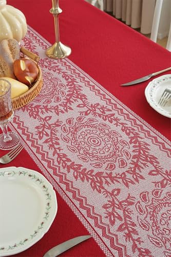 Nappe de table rectangulaire lavable pour sublimer vos dîners