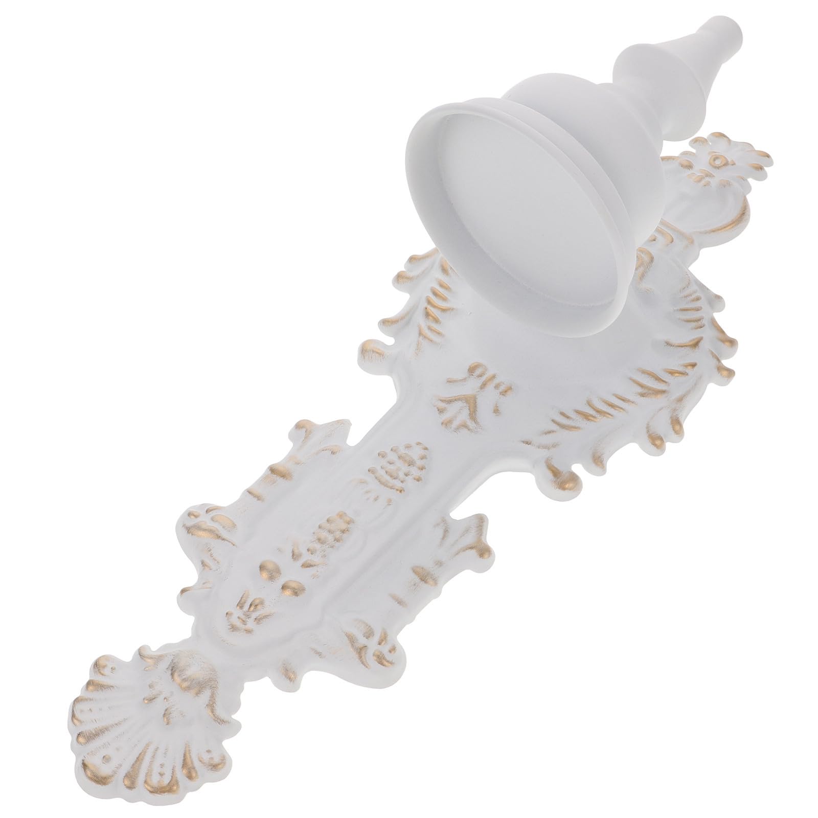 Candelabro decorativo vintage de pared en hierro blanco para candelas de hogar