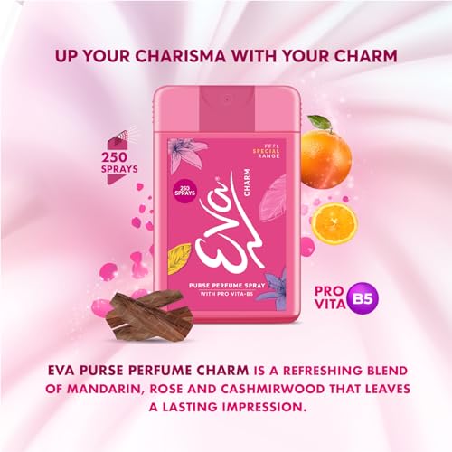 Image of Eva soft Underarm Deo Roll | For Soft Underarms | 50ml & Eva purse perfume Charm | citrus | 18 ml Combo pack
