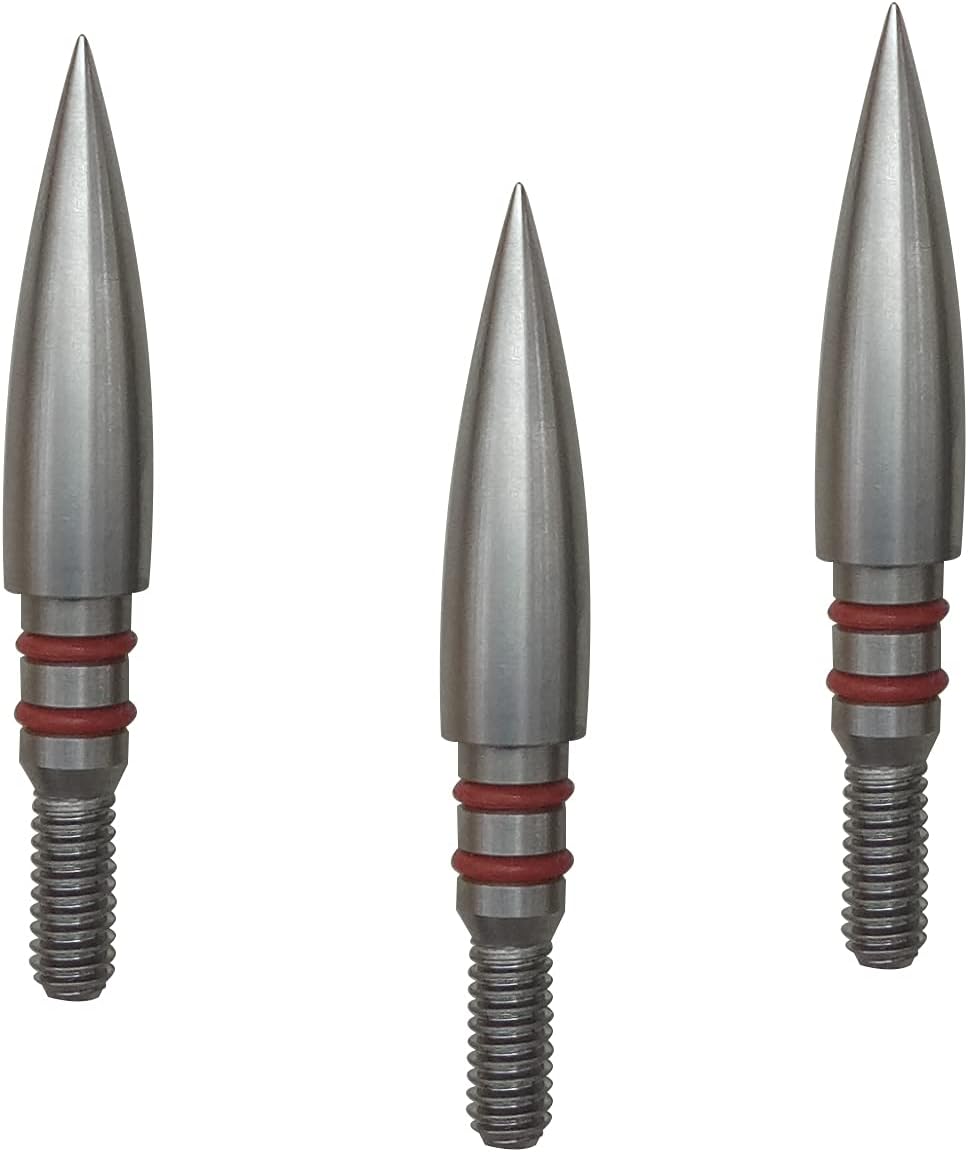 Aklisdlha Field Points arrowheads 100/125/150/200/300 Grains Archery Field Points,Stainless Steel Screw in Archery Field Tips and Broadheads (1 Dozen 12 PCS)(17/64″-100 Grains) : Sports & Outdoors