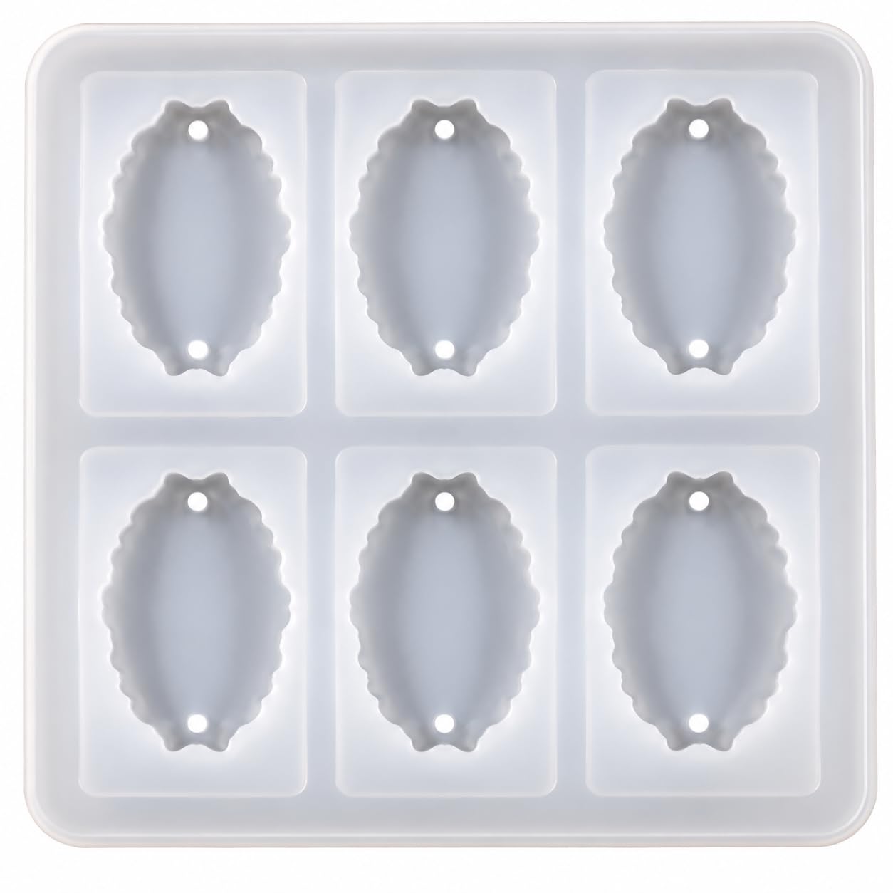 Resin Silicone Mould for Oval Agate Rakhi | 6 Cavity Reusable Flexible Silicone Mold for Epoxy UV Resin | DIY Rakhi, Pendant, Jewelry, Keychain & Craft Making Mold-picture-23