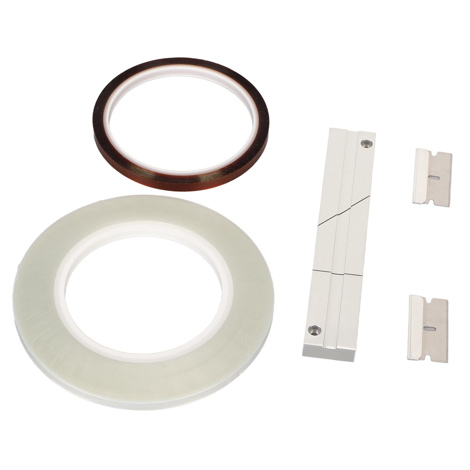 1/4 10 Zoll Spleißblock Kit Universal Open Reel Tape Media mit Spleißband, Vorfachband und Klingen für Revoxsonido