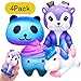 Yetech 4 Stück Squishy Spielzeug, Squisies Set Kawaii Party Geschenke langsame Rising Toys Kinderspielzeug für Kinder Erwachsene Mädchen Jungen