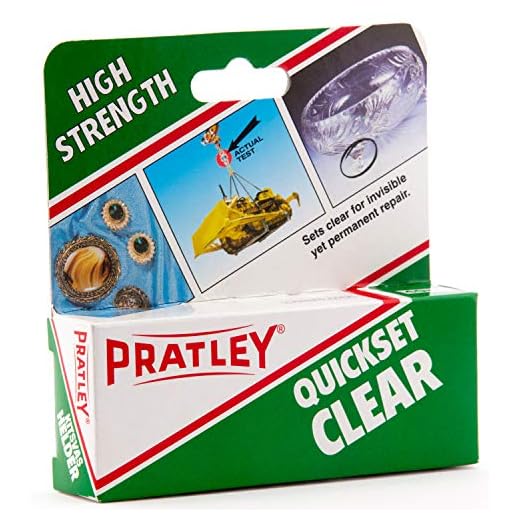Epoxy Glue - Clear 2 Part Glass, Plastic, Jewelry, Ceramic, Metal, Stone and Porcelain Adhesive Repair Kit by Pratley
