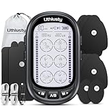 TENS Unit Muscle Stimulator for Pain Relief Therapy – 24 Modes TENS Machine & EMS Massager, Period Simulator Machine for Men & Women, Portable Muscle Stimulator for Back, Shoulder, and Neck Pain