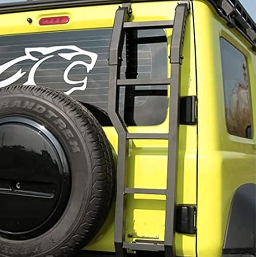 Tailgate Rear Ladder for Suzuki Jimny 2018-2024 offroad ladder accessories suzuki jimny body kit