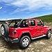 Shadeidea Roll Bar Padding for Jeep Wrangler JL Unlimited Jeep Wrangler 4 Door 2018-2023 -Black Vinyl Foam Laminated Pad Cover Kit Protection JLU Sahara Rubicon with Grab Bag-3 Year Warranty