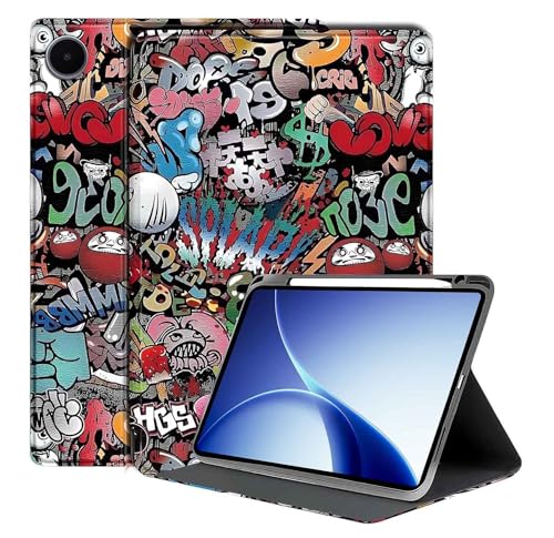 Image of ProElite Book Case Cover for Oppo Pad 5 12.1 inch,Smart flip case Book Cover for Oppo Pad 5 12.1 inch Tablet with Pen Holder, Hippy