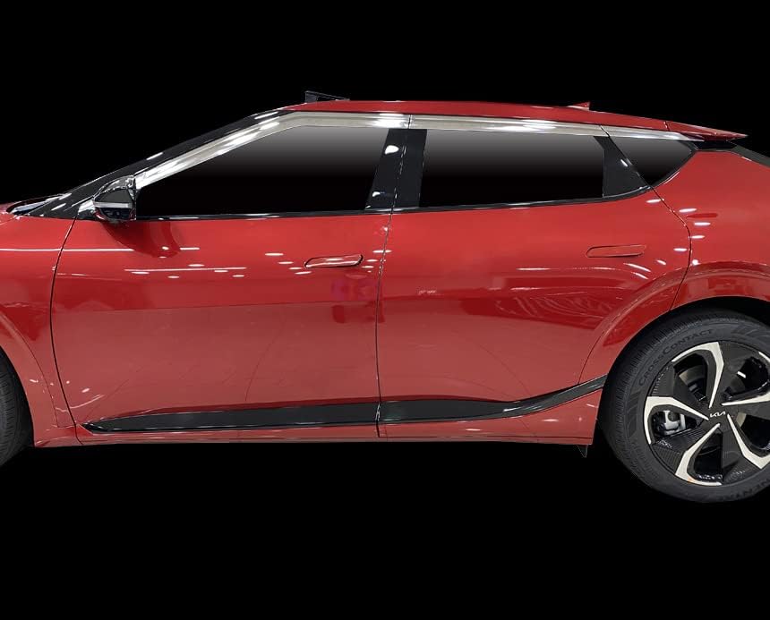 Miniatura 7 de AUTOCLOVER - Protectores de lluvia cromados 6p compatibles con KIA EV6 Autoclover_E084 2022