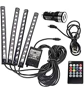 CHICIRIS Auto interieur verlichting - 48 leds RGB decoratieve omgevingsverlichting - Waterdichte ...