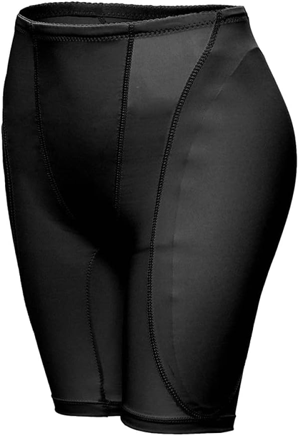 JokerziWomen Hip And Butt Enhancer - Women Fake Butt Lifter Shapewear Control Panties Body Shaper Underwear Sponge Padded Ass Buttock Hip Enhancer Sexy Lingerie,Black,Xl