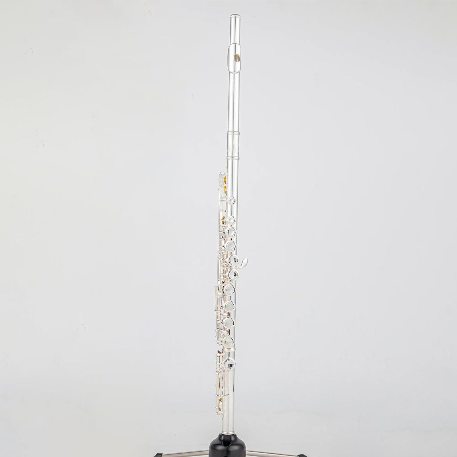 Instrumento De Flauta De Tono C Con Agujero Abierto, 17 Teclas, Chapado En Plata De Cuproníquel, Con Mecanismo E Flauta Travesera para Principiantes
