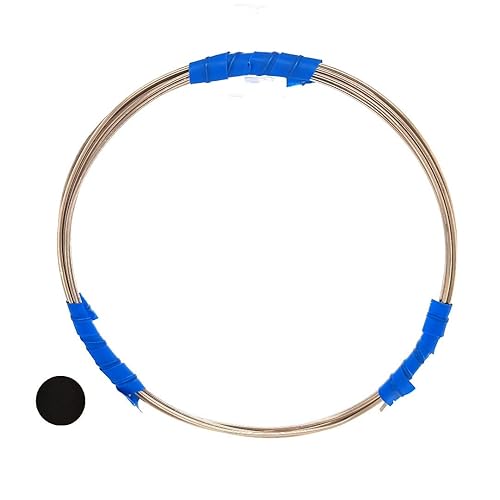 CRAFT WIRE - Soldadura de alambre de bronce de 5 pies calibre 20 sin cadmio fabricada en Estados Unidos