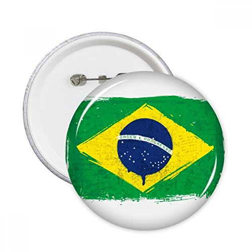 Badge Brésil Coupe du monde lot de 5 pins originaux comme idée cadeau