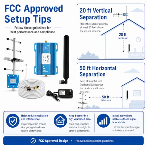 Image of Cell Phone Signal Booster for Verizon, 5G 4G LTE Band 13 700MHz | Verizon Cell Phone Booster for Home, 3,000 Sq Ft, FCC Approved, Multi-User, Outside Signal Required