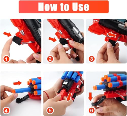 Image of 3 Sets Spider Web Shooters, Spider Web Plastic Launcher Glove with Wrist Toy Set, Superhero Toys, Safe Outdoor Action Toys All Saints'Day Christmas Birthday Party for Boys and Girls (3 Sets)