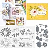 Stamps and Dies for Card Making, 2023 Version Metal Cutting Dies Stamps Arts Supplies, DIY Scrapbook