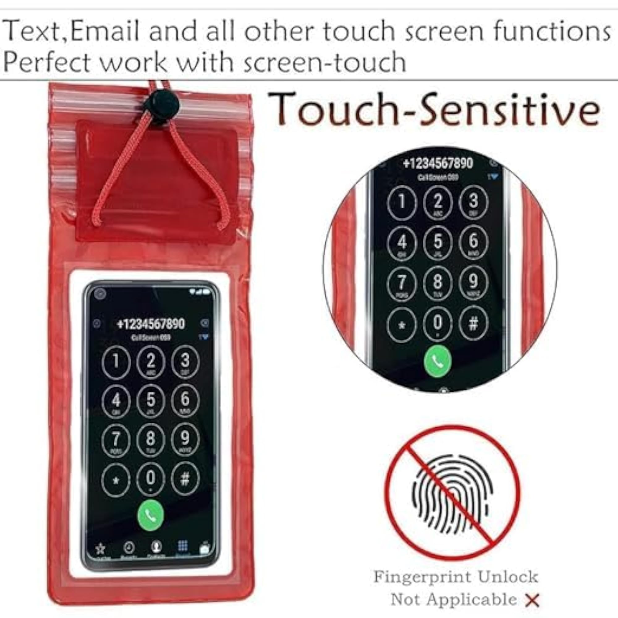 5-Pack Universal Waterproof Pouch Cellphone Dry Cover