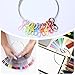 3 Pcs Large Key Ring Hoop Metal Rings for Index Cards Easy to Open and Close Metal Rings for Crafts Book Keychain Key Home Office Photos Files DIY Craft Supplies