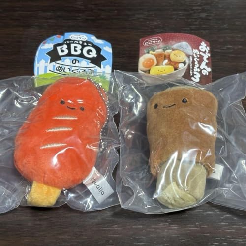 にっこりーノ BBQのぬいぐるみ おでんのぬいぐるみ ソーセージ ごぼう巻き