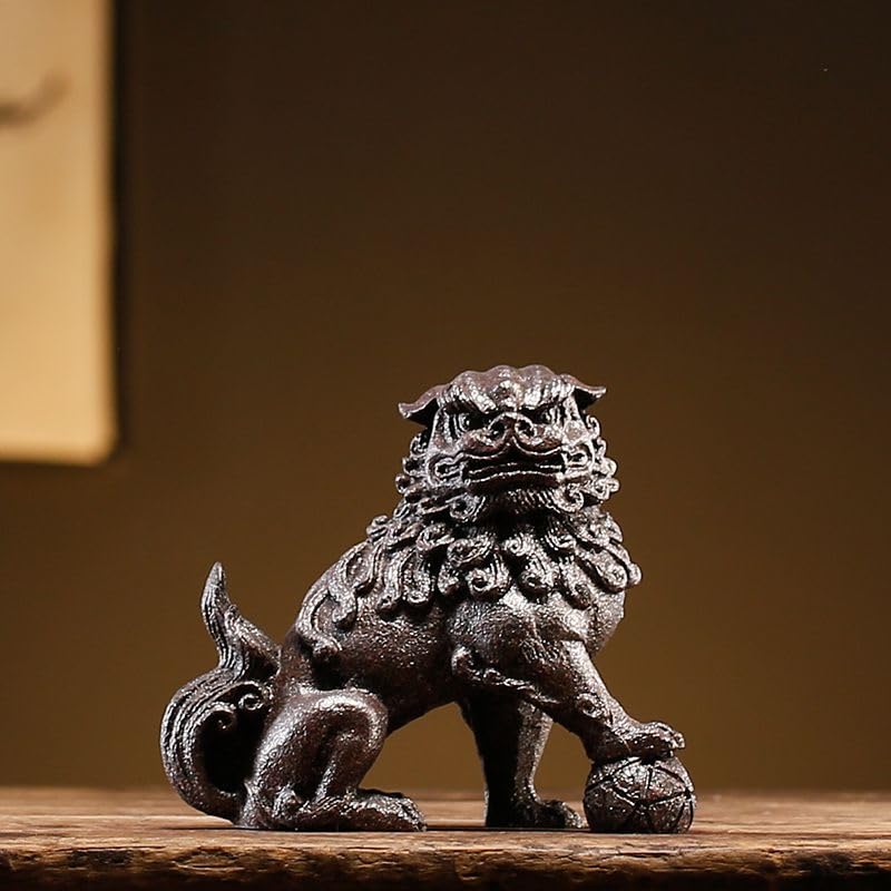 流】中国美術 白磁獅子置物 CB977