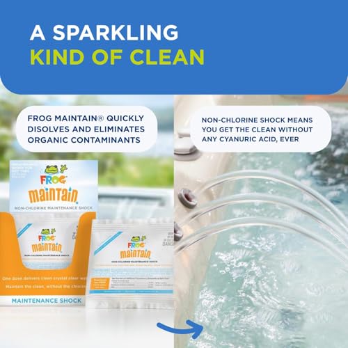 Image of FROG Maintain, Single Dose Non-Chlorine Shock for Hot Tubs, 3 Pack