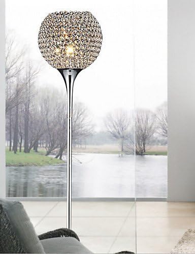 LINA@ 40W Crystal Floor Light Modern Creative Floor Lamp Send E27 Bulb , warm white-220-240v