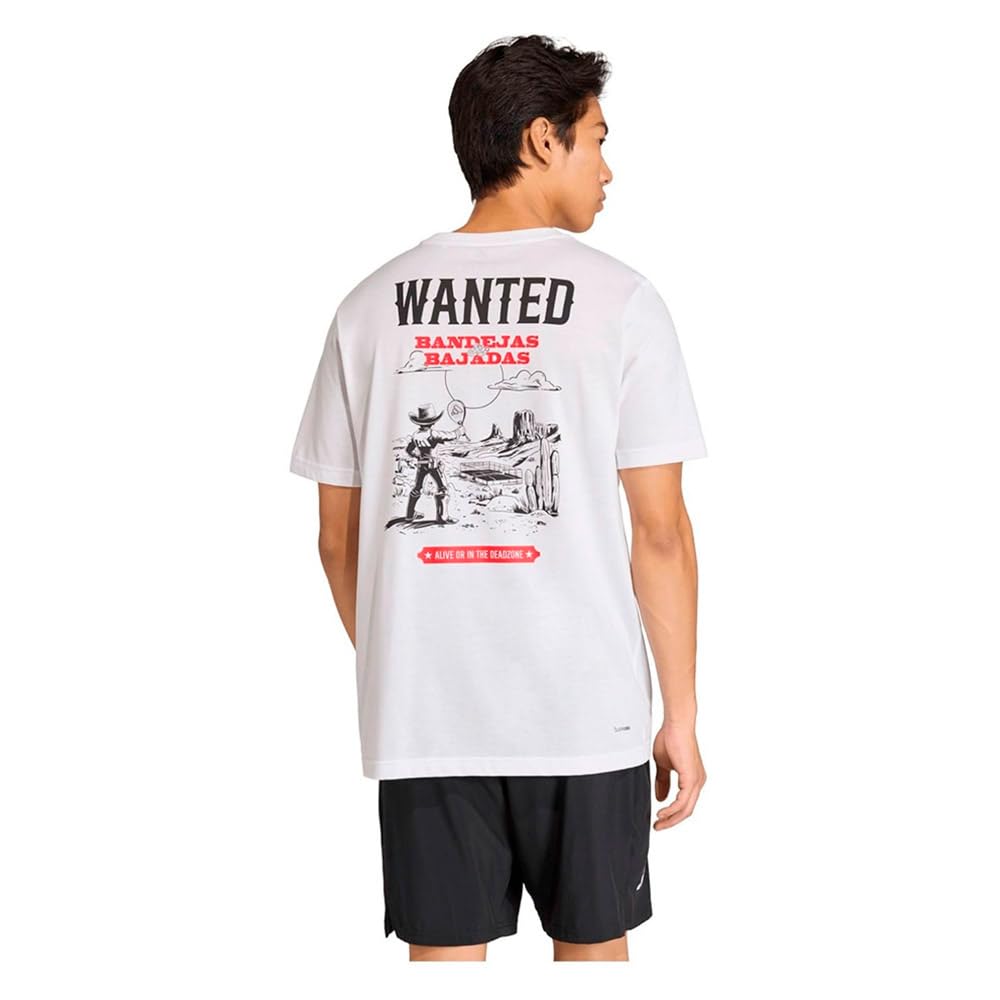 adidas Padel Wanted Graphic Short Sleeve T-Shirt 2XL