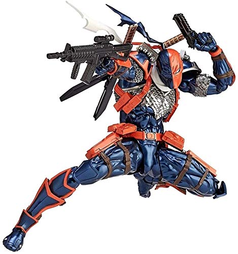 Deathstroke Revoltech Action Figure - Replaceable Accessories - High 6.69 Inches Movie Character Model Toys