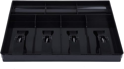 Miniatura 8 de Hakeeta Bandeja de repuesto para efectivo, múltiples divisores, clip de calidad, construcción duradera, idea para grandes almacenes, supermercados,