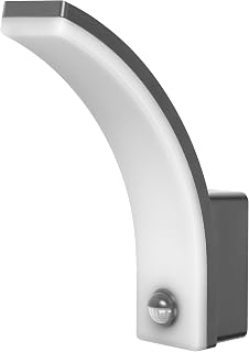 LED Outdoor Light with Motion and Dusk Sensor Garden Lighting 2000lm Neutral White Light 4000K IP65 (Grey)