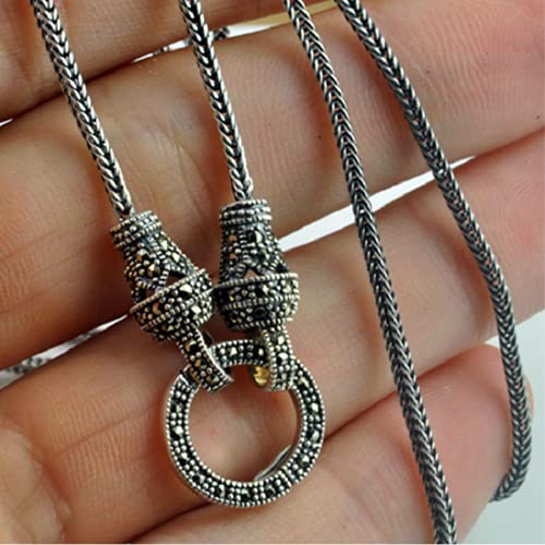 Collier à longue chaîne en argent idée cadeau anniversaire femme - 6