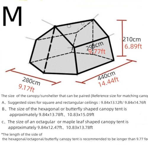 Carpa malla para camping ligera para 4-6 personas miniatura 3