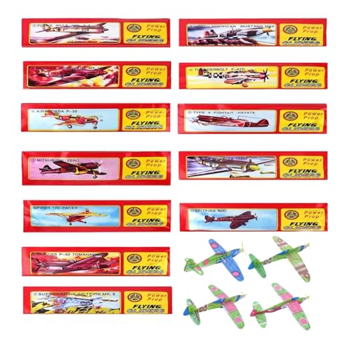QHSXMQ 12 Stück Styroporflieger Kinder, Styropor Flugzeuge für Kinder, Styroporflieger,...