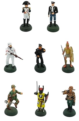 OPO 10 - Set of 8 Lead Soldiers, 1/32 Scale, 54mm: WW2 Napoleon Figurines, Antiquity - Almirall Palou LSOL1