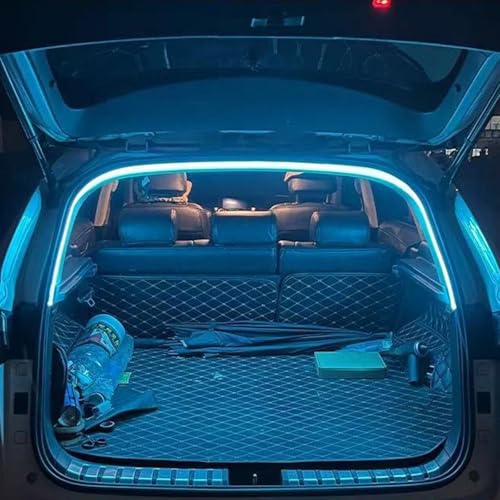 Dynamic Flowing Car Trunk Light Strip ? 78/157 Inch Cuttable LED Strip for Car Cargo Area or Interior, Auto On/Off Trunk LED Acc