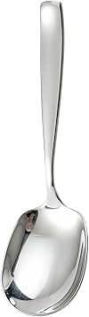Large Serving Spoon Set of 1 Heavy Duty 316L Stainless Steel Serving Spoon for Buffet Dishwasher Safe, 9.5 Inch
