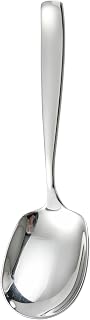 Large Serving Spoon Set of 1 – Heavy Duty 316L Stainless Steel Serving Spoon for Buffet – Dishwasher Safe, 9.5 Inch
