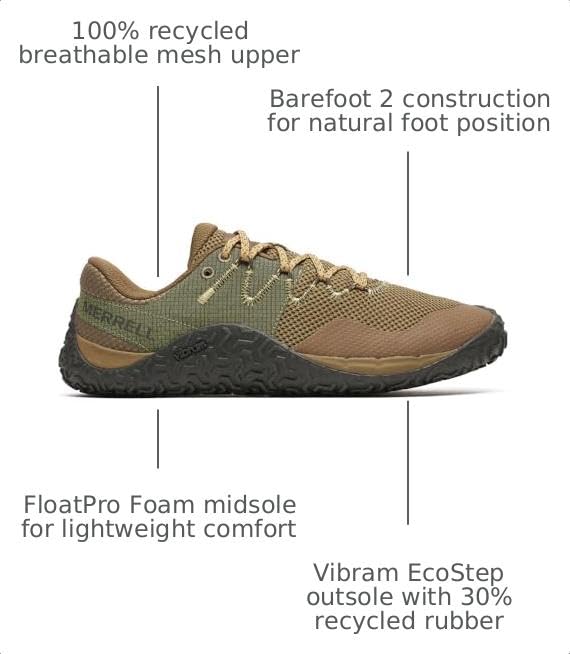 Image of Merrell Men's Trail Glove 7 | Trail Running Shoes