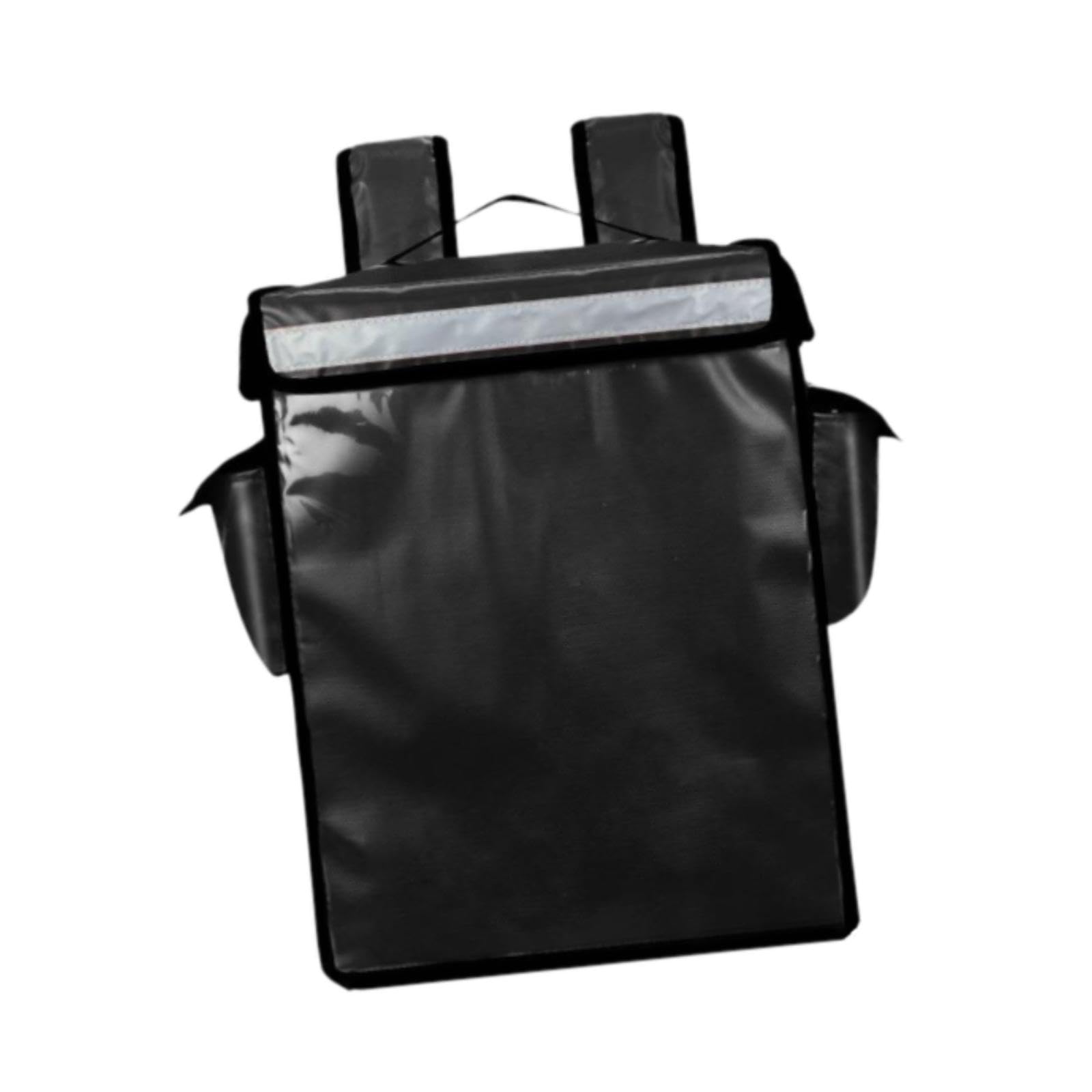 Bothyi Pizza Delivery Bag Thermal Food Carrier Multiuse Adjustable Strap Pizza Bag Delivery Box for Commercial Home Catering Outdoor, Black