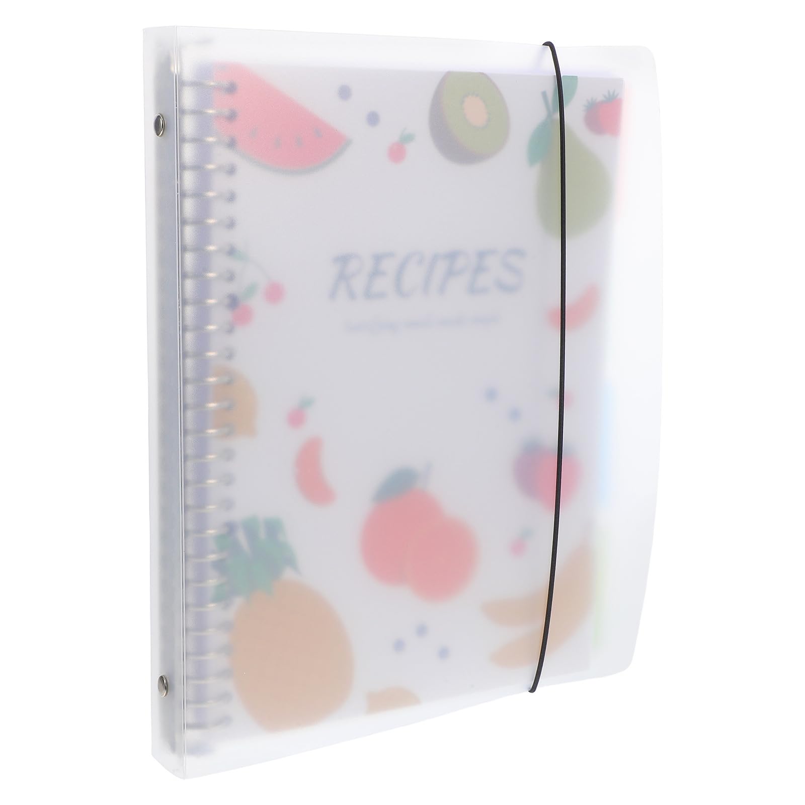 Artibetter Quaderno di Ricette Fai da Te Copertina Plastica Rigida, Raccoglitore per Ricette Planner Pagine Resistenti Agli Strappi e Sezioni Prestampate per Organizzazione Cucina