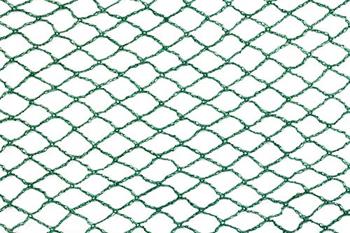Meister Vogelschutznetz 8 x 8 m - grün - 12 x 12 mm Maschenweite - Robustes Gewebe - Witterungs- & UV-beständig - Zuverlässiger Schutz vor Vogelfraß / Engmaschiges Obstbaumnetz / Teichnetz / 9960410