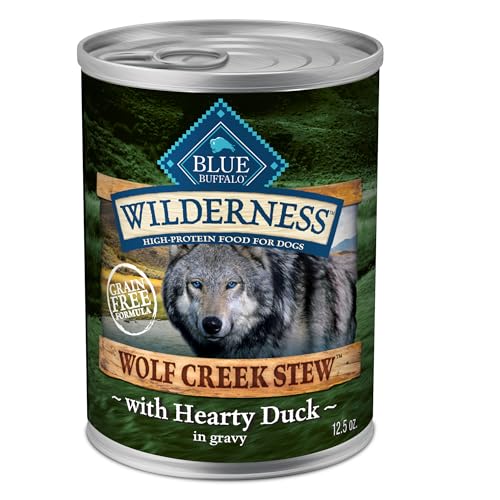 Blue Buffalo Wilderness Wolf Creek Stew Excessive Protein Pure Moist Meals for Canines Hearty Duck Stew in Gravy 125ozcans 12 Depend  Cucciolini Doodles Blue buffalo wilderness wolf creek stew excessive protein pure moist meals for canines hearty duck stew in gravy 12 5 oz Cans 12 depend   cucciolini doodles
