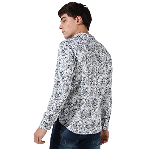 Image of Campus Sutra Men's Cotton Regular Fit Shirt