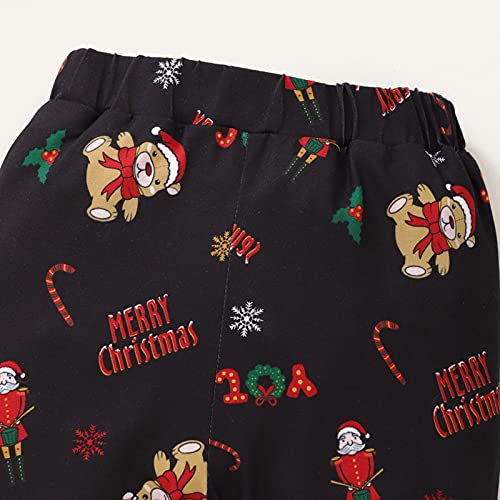 Babykleding Unisex Broek Meisjes Set Print Kerst Peuter Jongens Kinderen Baby Outfits met Capuchon Tops Trui Broek Jongens Outfits & Set Pak Kinderen Bruiloft beautiful dress - Afbeelding 4