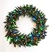 Mr. Light 36 Inch Wreath, 70 Dual Color LED's (Switchable Between Warm White and Multicolor), Berries, Pine Cones, 240 Tips, Indoor/ Outdoor Battery Box with 6hr/ 24 hr Electronic Timer.