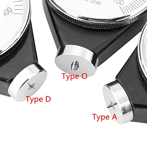 Image of Hardness Tester Meter,Shore Type A /O /D Rubber Tire Durometer Hardness Tester Meter 0-100 (Type D)