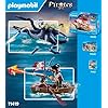 51rupcy6bdl - Playmobil 71419 Pirates: Battle with The Giant Octopus, Octopus with Water-Spraying Function and Functioning Cannon, Fun Imaginative Role Play, playsets Suitable for Children Ages 4+
