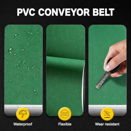 Cinta transportadora de PVC con control bidireccional y carga de 5 kg 4