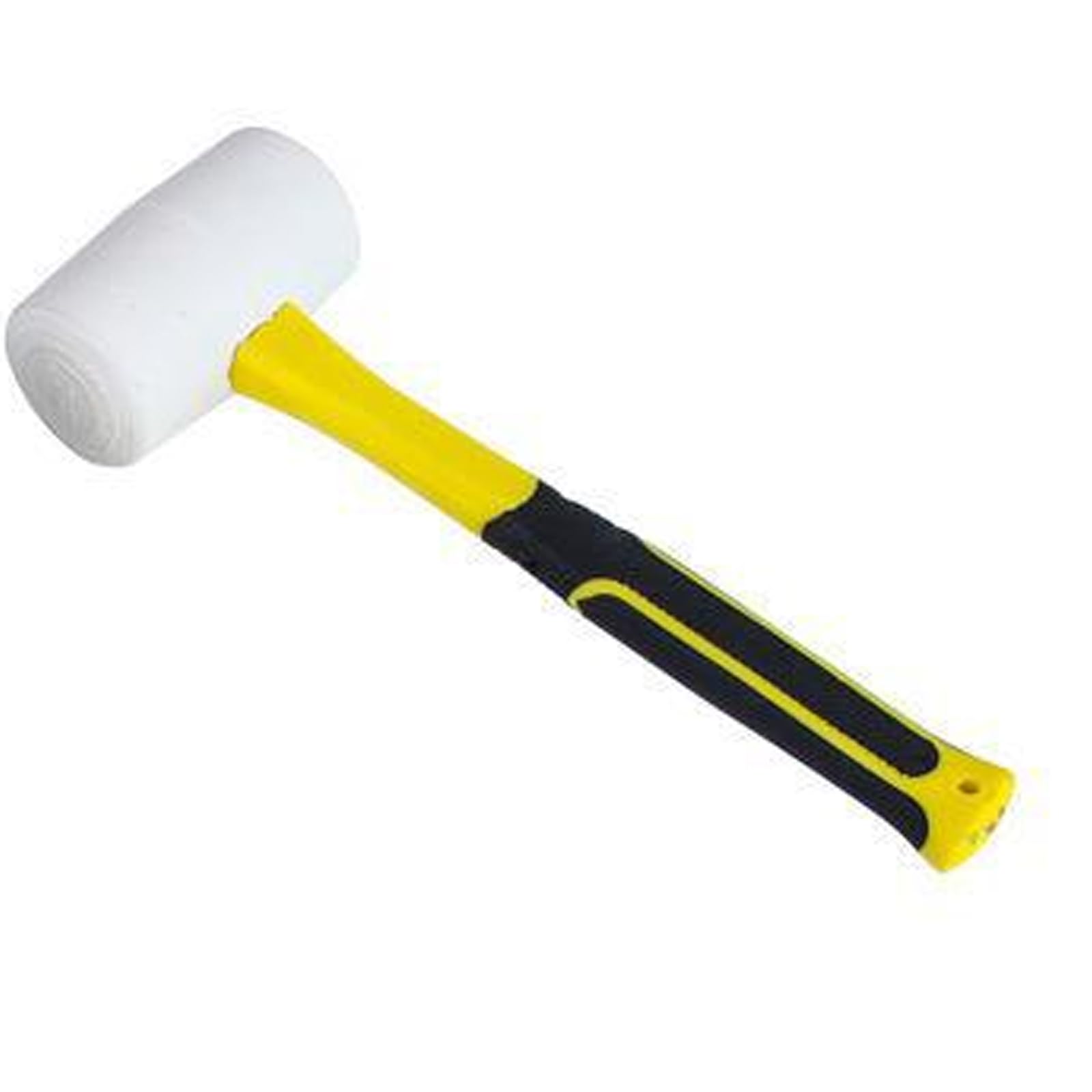 Rubber Mallets with Fiberglass Handle Nonslip Grip 5kg Impacts Force for Woodworking and DIYer Projects Nonslip Grip Mallets